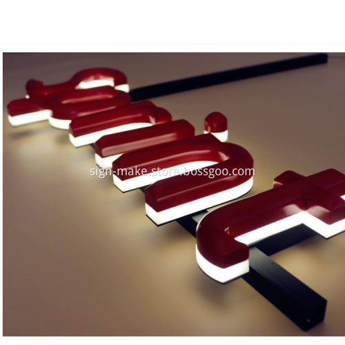 Large Backlit Sign Lighted Letters LED